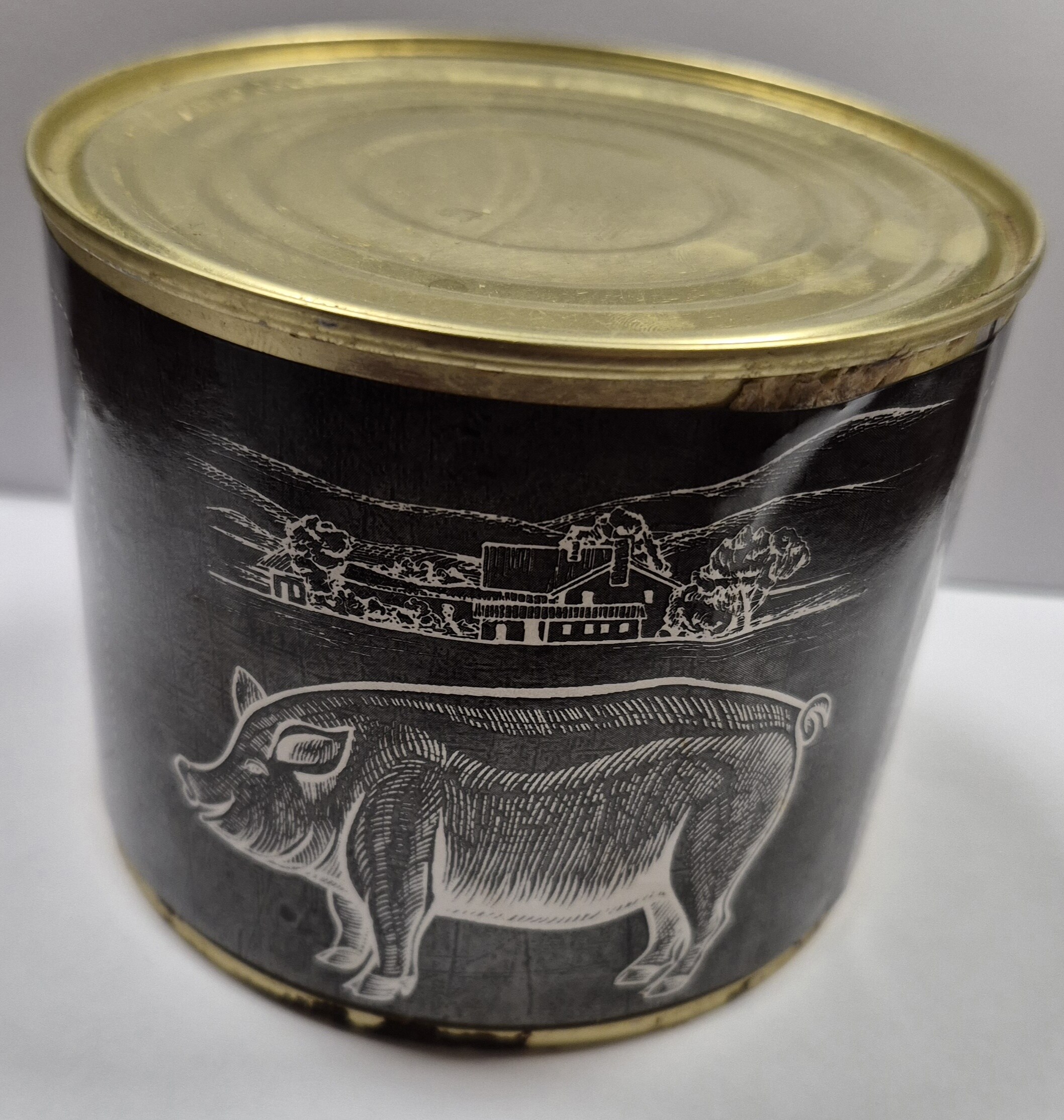 Консерви м'сні "СВИНИНА ТУШКОВАНА" "М'ЯСНА САДИБА",525 г.,жерстяна банка, ДСТУ 4450:2005